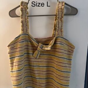 Madewell Multicolor Striped Tank Top